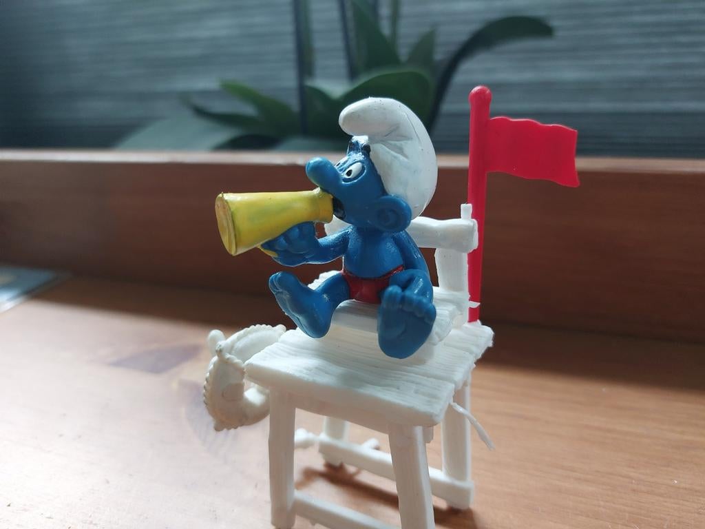 Levensredder smurf 40242 De Smurfen strandwacht, Ophalen of Verzenden, Zo goed als nieuw
