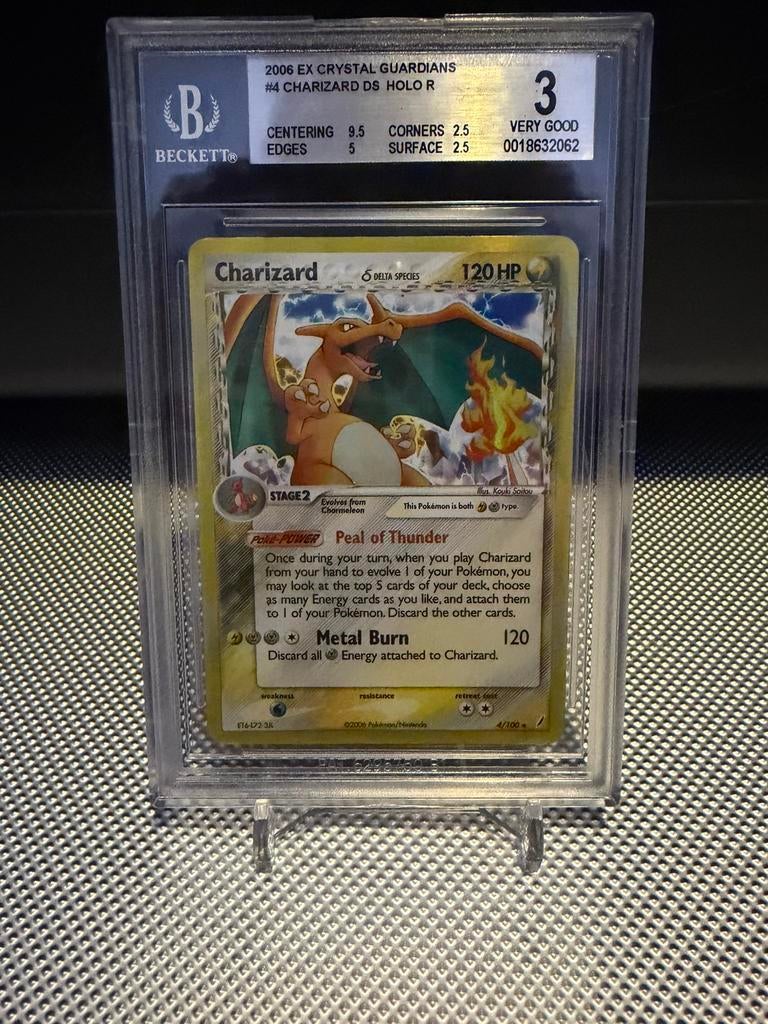 Charizard Delta Species PSA / BGS 3, Ophalen of Verzenden, Zo goed als nieuw