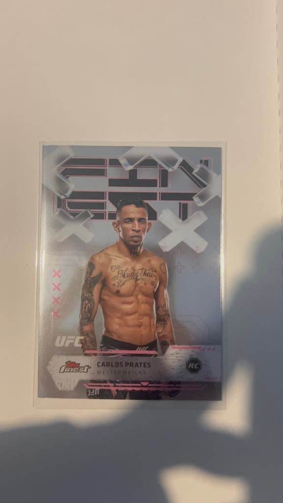 Carlos Prates | TOPPS UFC FINEST 2025, Ophalen of Verzenden, Nieuw, Losse kaart