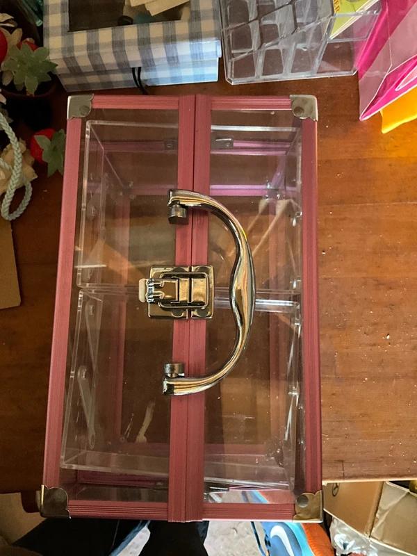 Roze make up koffer, Ophalen of Verzenden, Zo goed als nieuw, Roze