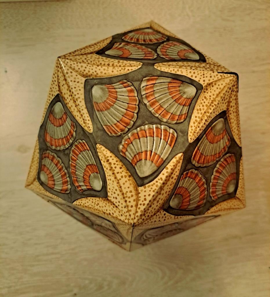 MC Escher Icosaeder Antieke Trommel - Limited Edition, Ophalen of Verzenden