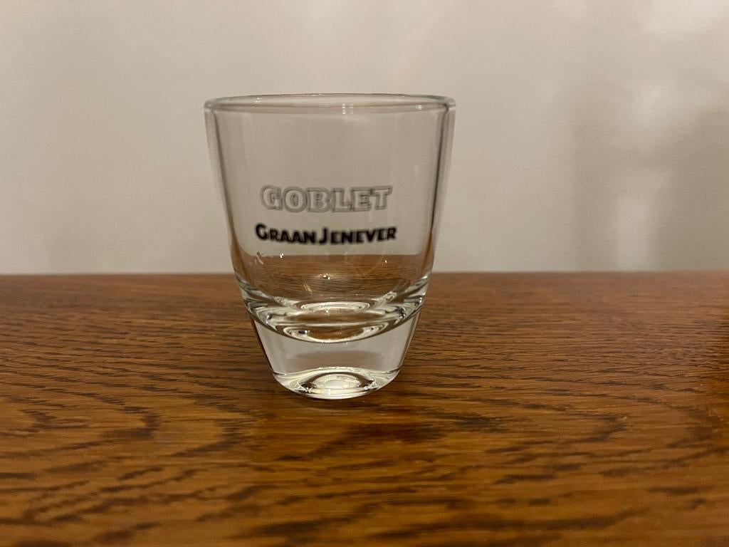 Glaasje "Goblet" 'Graan Jenever' Nieuw, Verzamelen, Glas en Borrelglaasjes, Ophalen of Verzenden, Nieuw, Bierglas