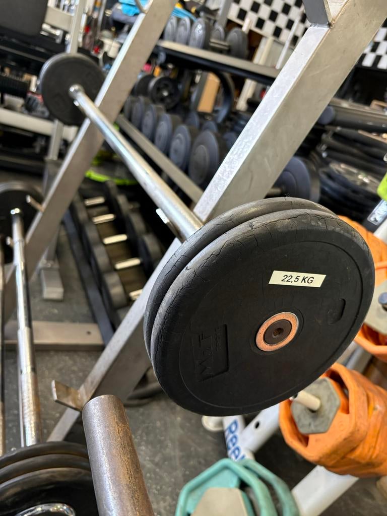 M&f 22,5 kg vaste halter stang gewicht, Gebruikt, Stang, Halterstangen, 22,5 kg