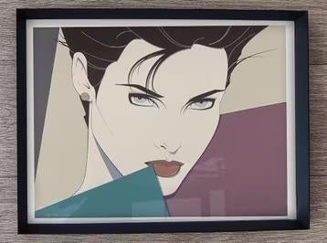 PATRICK NAGEL 80's Pop Art Poster in Lijst, Ophalen of Verzenden, Nieuw, A1 t/m A3, Film en Tv