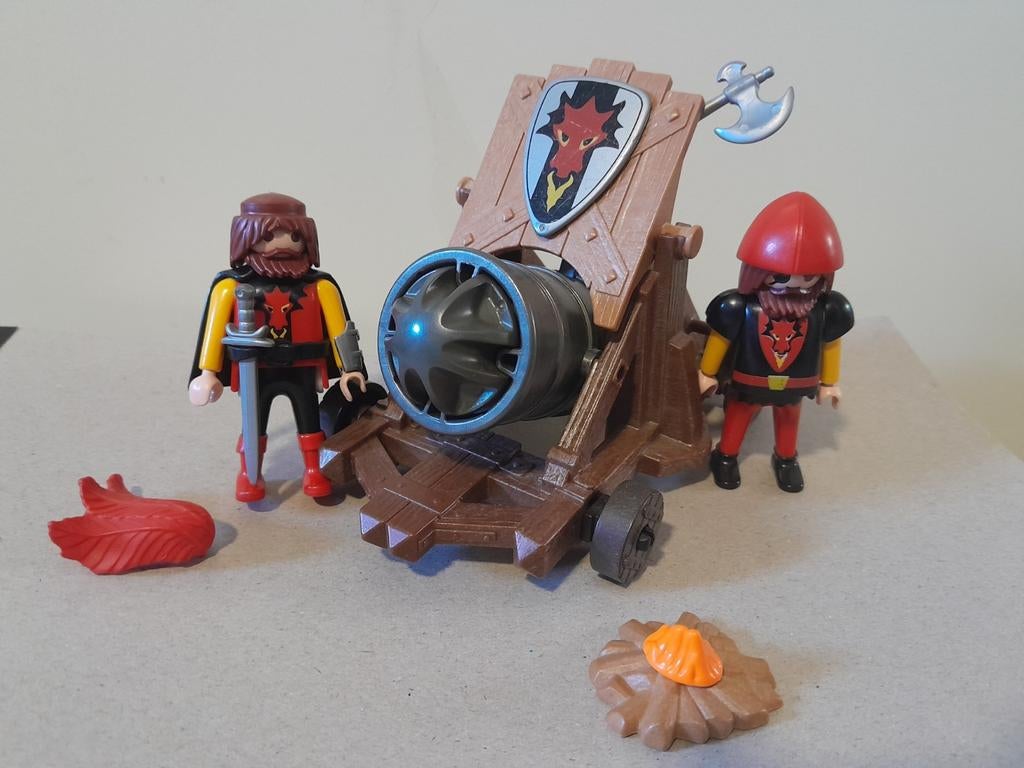 Playmobil 3320 Drakenridders met aanvalskanon, Ophalen of Verzenden, Zo goed als nieuw, Los playmobil
