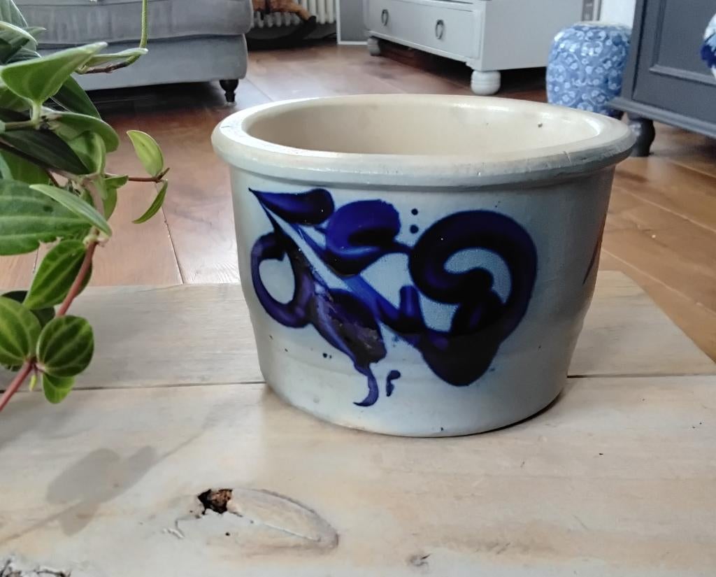 Keulse pot - Keuls aardewerk - ook leuk als bloempot, Antiek en Kunst, Curiosa en Brocante, Ophalen of Verzenden