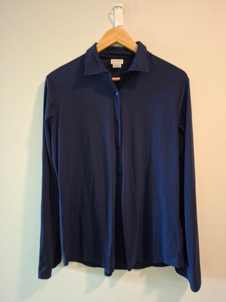 Bellamy donkerblauwe travelstof blouse, maat XXL, Kleding | Dames, Blauw, Maat 46/48 (XL) of groter, Bellamy, Ophalen of Verzenden