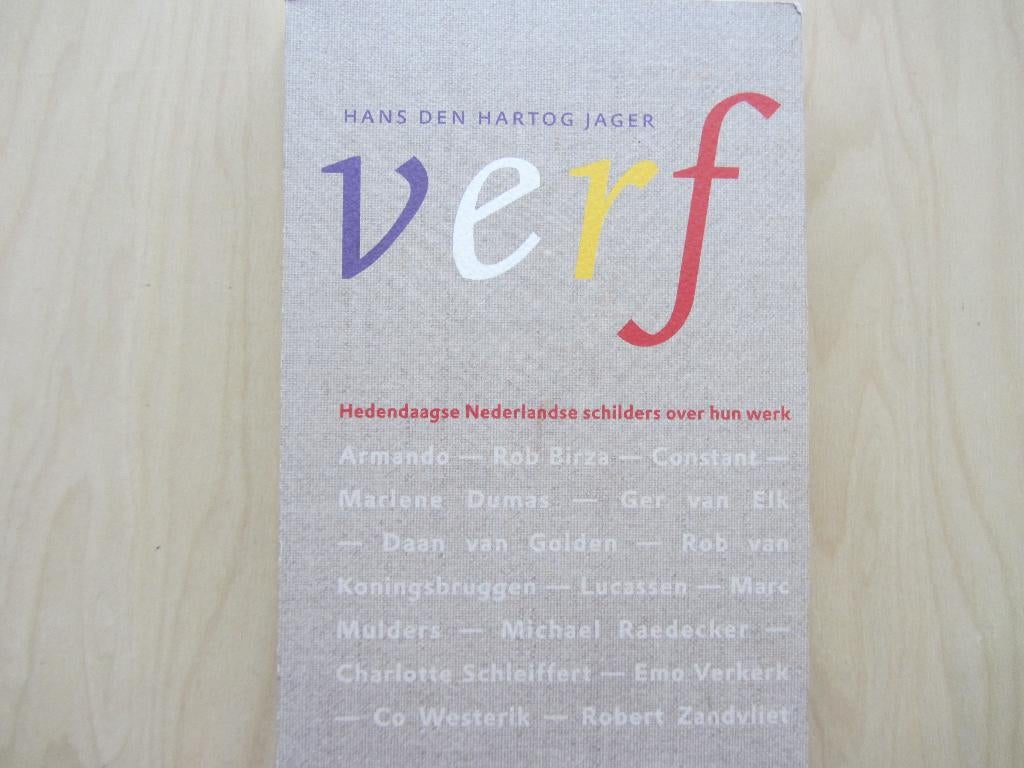 Verf - Hans den Hartog Jager, Boeken, Ophalen of Verzenden, Zo goed als nieuw