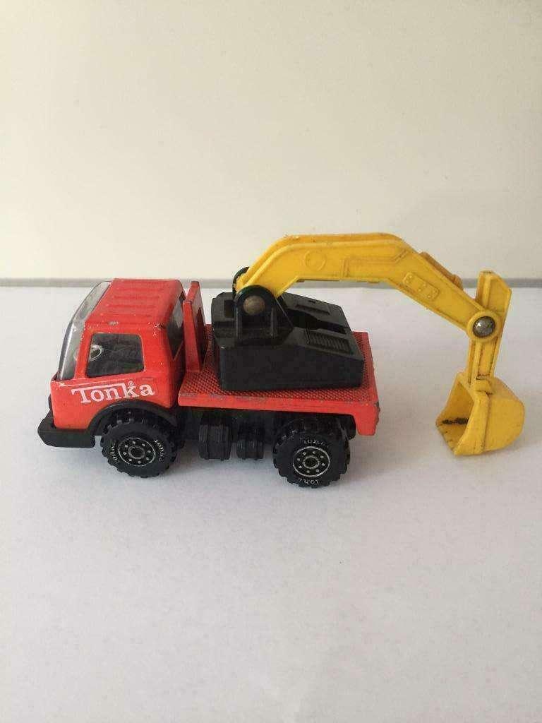 Tonka kraanwagen , jaren 70 , zgan, Ophalen of Verzenden, Zo goed als nieuw, Auto, Overige merken