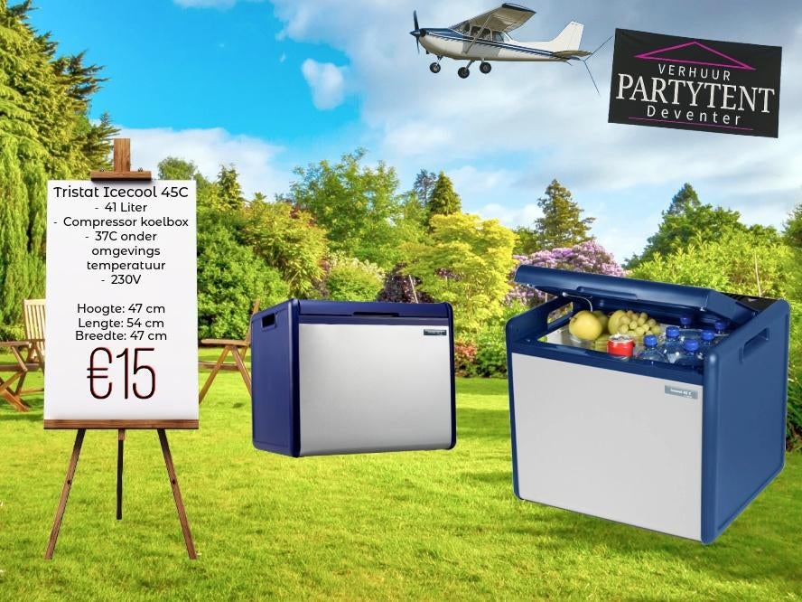 Koelbox met compressor te huur bij Partytent Deventer, Ophalen, Nieuw, Overige