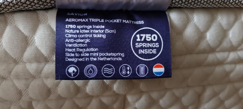 Kwaliteitsmatras AERO 90x200, Ophalen, Gebruikt, 90 cm, Eenpersoons