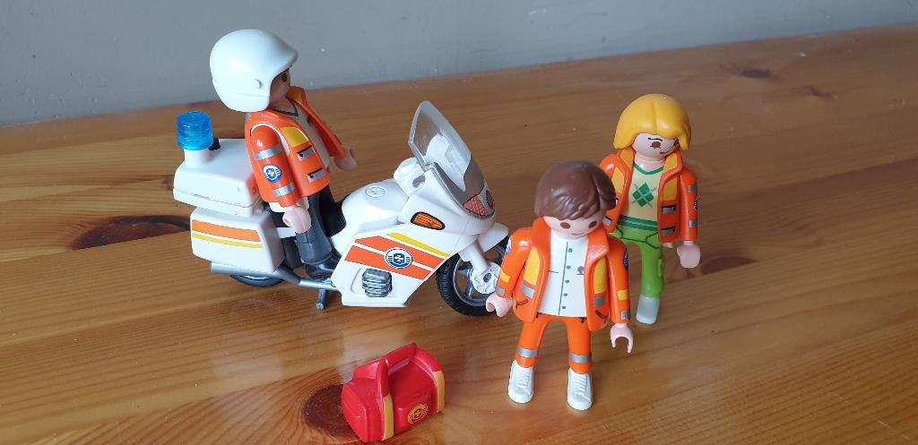 Playmobil. Team ambulance met motor., Ophalen of Verzenden, Gebruikt