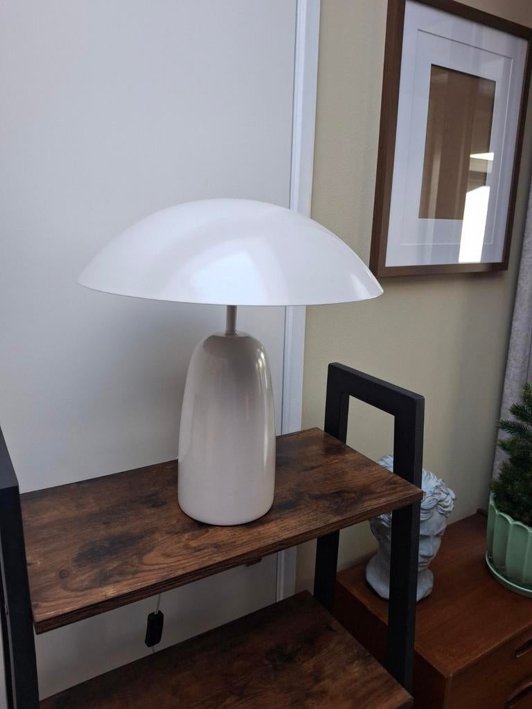 Witte paddenstoel design lamp, Ophalen of Verzenden, Nieuw, Minder dan 50 cm