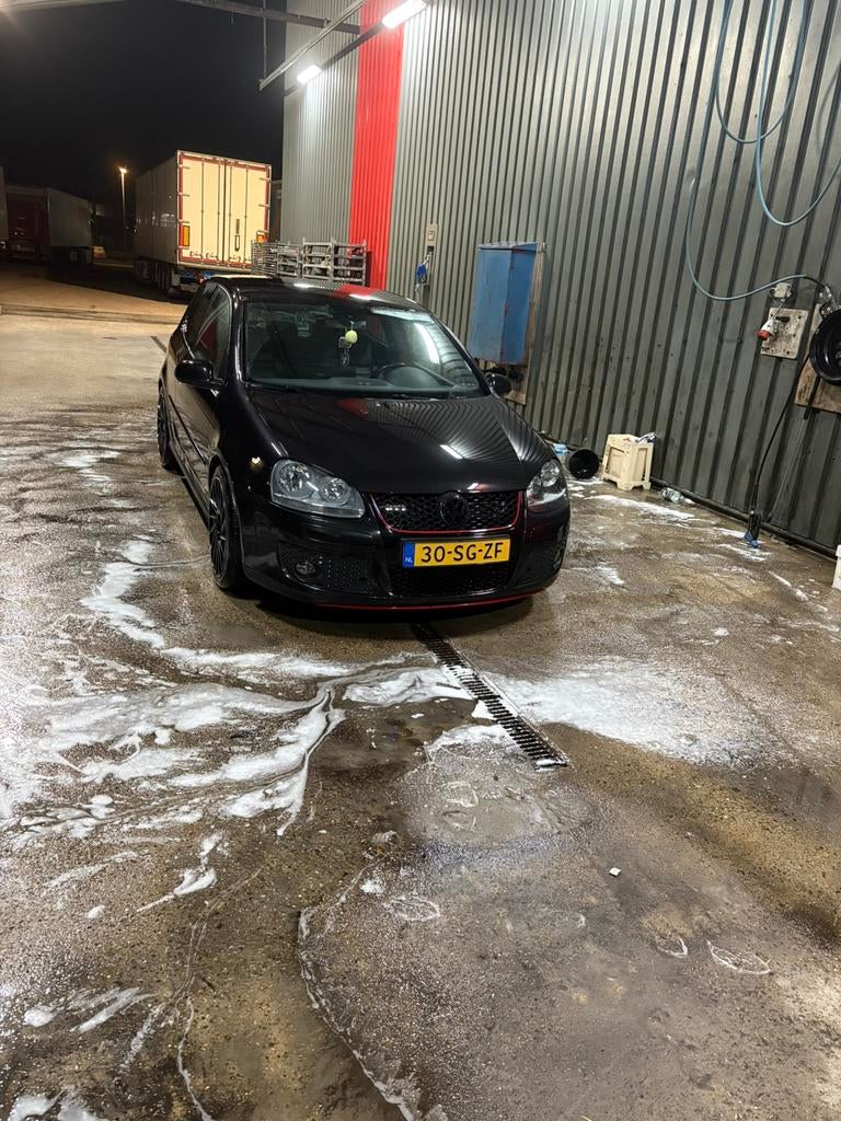Volkswagen Golf 2.0 GTI 147KW 3D 2006 Zwart, Auto's, Volkswagen, Zwart, 4 cilinders, Leder en Stof, Zwart