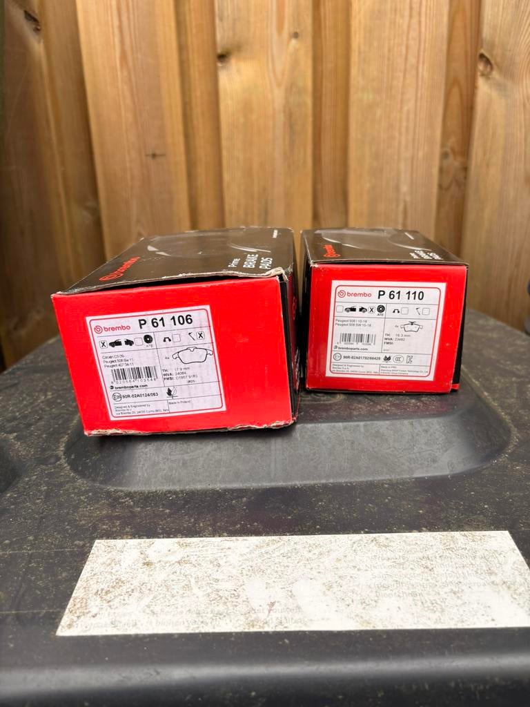 Brembo remblokken peugeot 508, Ophalen of Verzenden, Nieuw, Peugeot