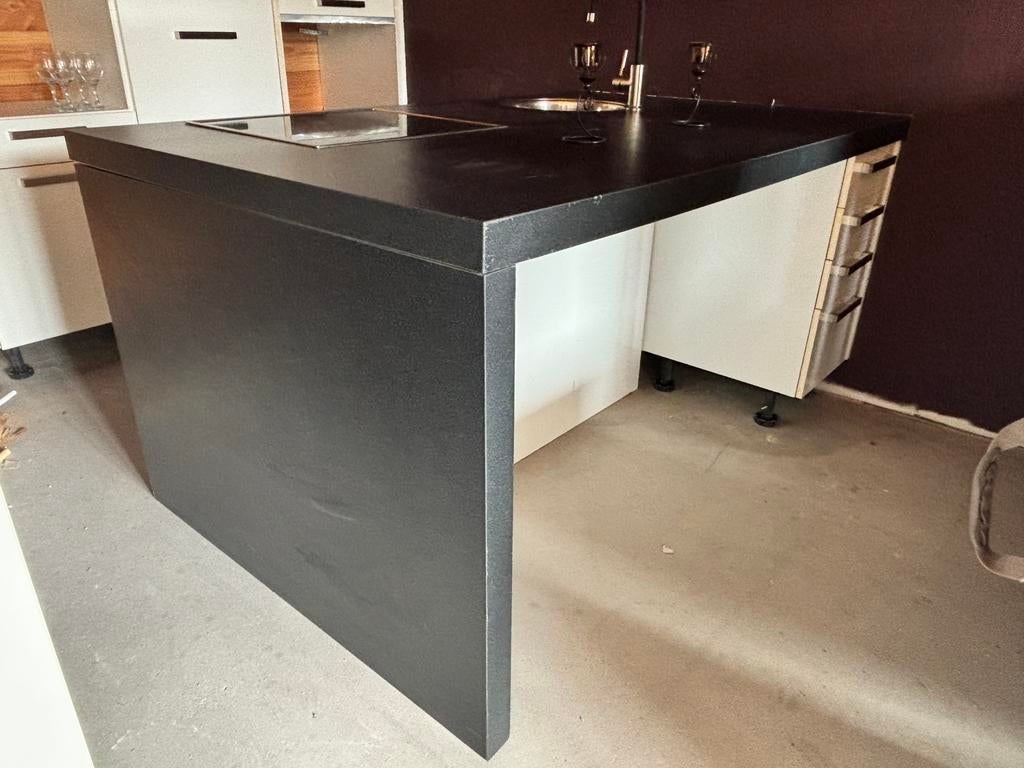 Mooie, complete keuken, goede staat!, Ophalen, Gebruikt, Wit, Met kookeiland