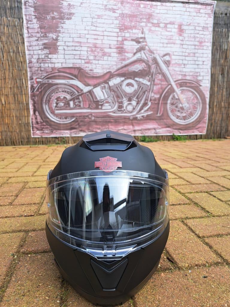 Vinz systeemhelm mat zwart, Ophalen of Verzenden, Tweedehands, Systeemhelm, Overige merken