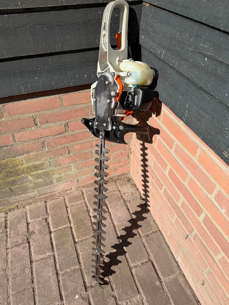 Stihl hs45 heggeschaar, Tuin en Terras, Heggenscharen, Ophalen, Zo goed als nieuw, Benzine