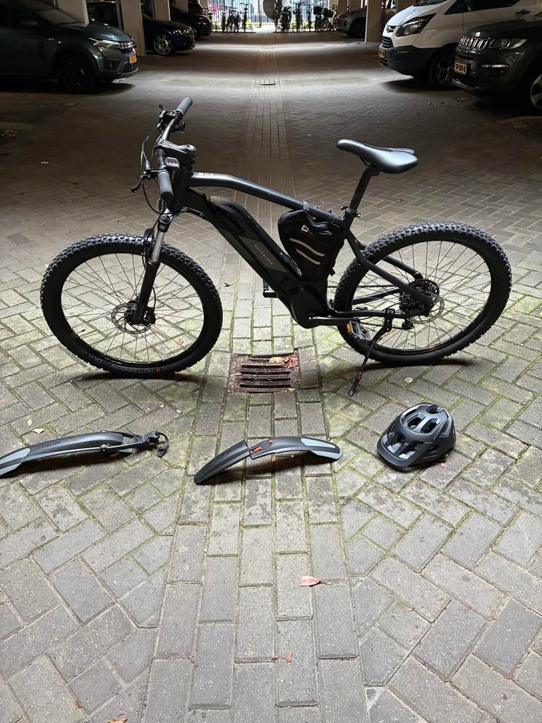 Rockrider E-ST 500 elektrische mountainbike – topstaat!, Fietsen en Brommers, Fietsen | Mountainbikes en ATB, Gebruikt, Hardtail