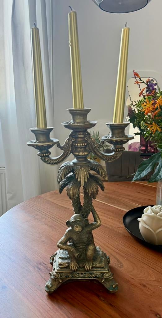 Gouden aap kandelaar Loods 5, Ophalen, Keramiek of Aardewerk