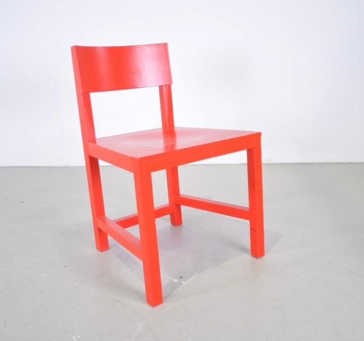 4x Moooi AVL chair, Huis en Inrichting, Stoelen, Ophalen, Gebruikt, Eén, Rood