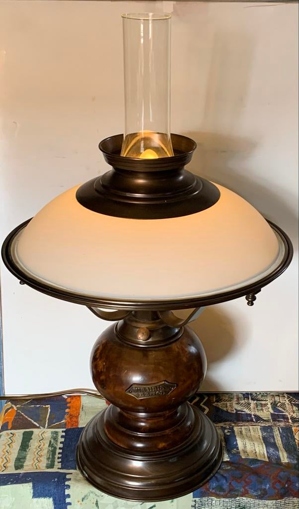 Staande schemerlamp Virginia Beach, Ophalen of Verzenden, Gebruikt, Glas, Minder dan 100 cm