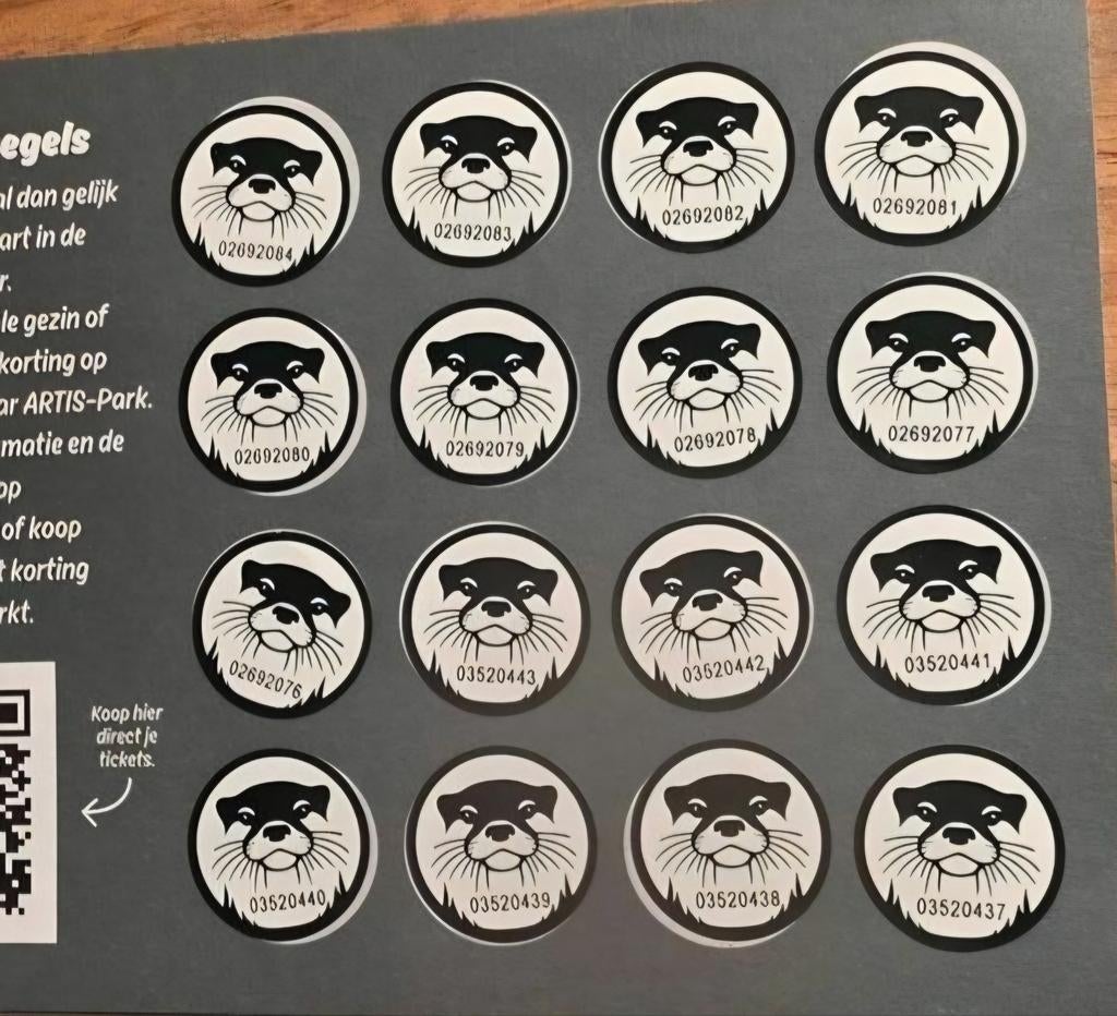 Te koop 4 Artis kortingskaarten., Drie personen of meer, Ticket of Toegangskaart