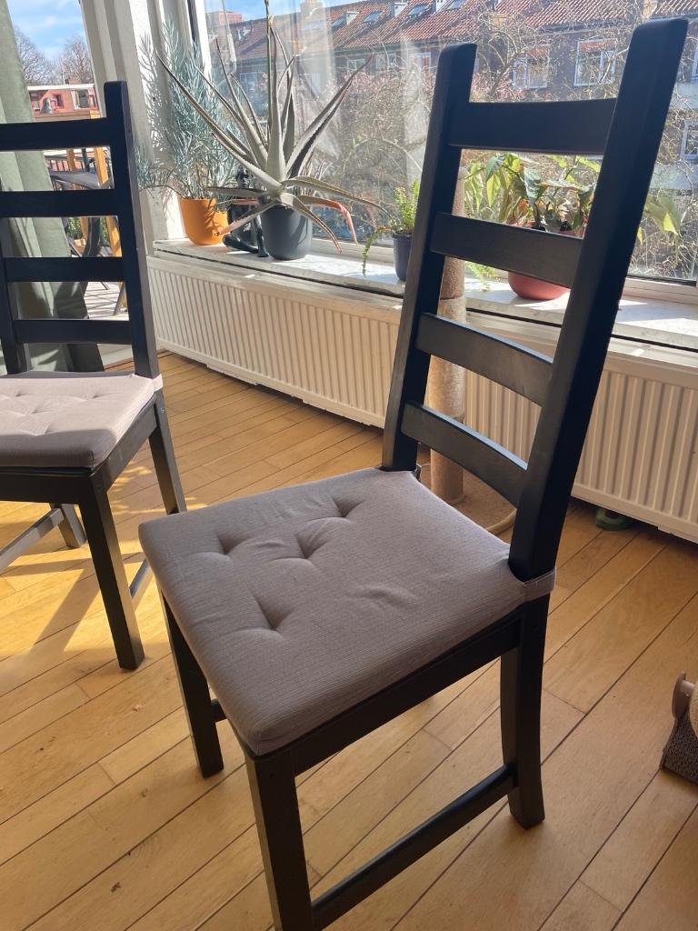 Stoelen, 6 stuks, Ophalen, Gebruikt, Zwart, Vijf, Zes of meer stoelen