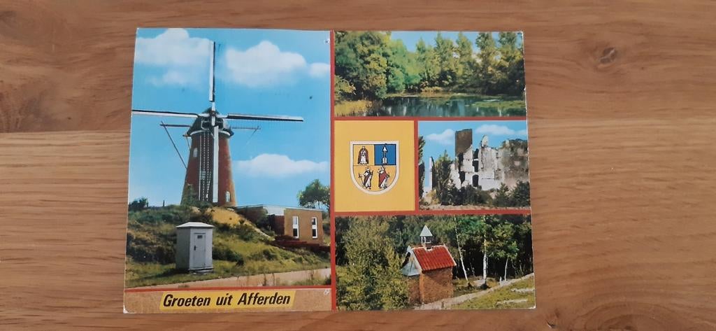 Afferden groeten uit  molen, Ophalen of Verzenden, 1960 tot 1980, Gelopen, Limburg
