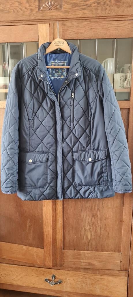 Dames winterjas, Verzenden, Zo goed als nieuw, Blauw, Jas of Mantel