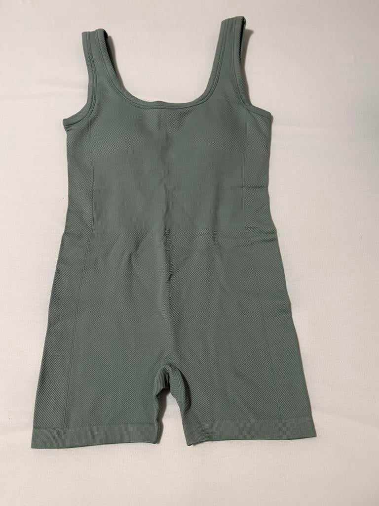 Primark Workout Sport Jumpsuit XS - Zo goed als nieuw, Ophalen of Verzenden, Maat 34 (XS) of kleiner, Groen, Fitness of Aerobics