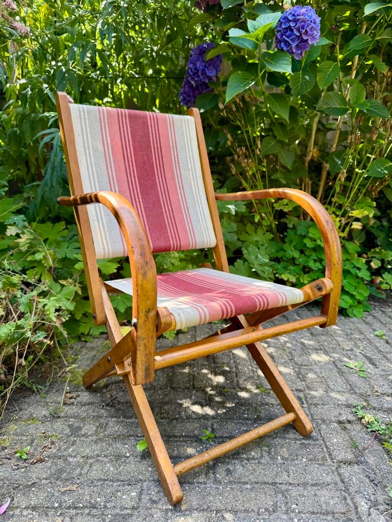 Vintage Torck kinder klapstoeltje jaren 50, Antiek en Kunst, Ophalen