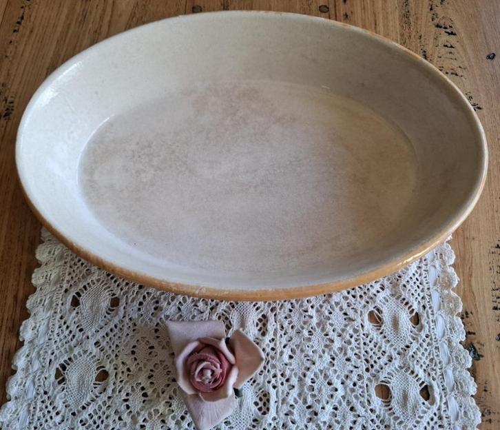 Grote Franse beboterde ovenschaal, Durofeu, Gebruikt, -, -, Ophalen of Verzenden