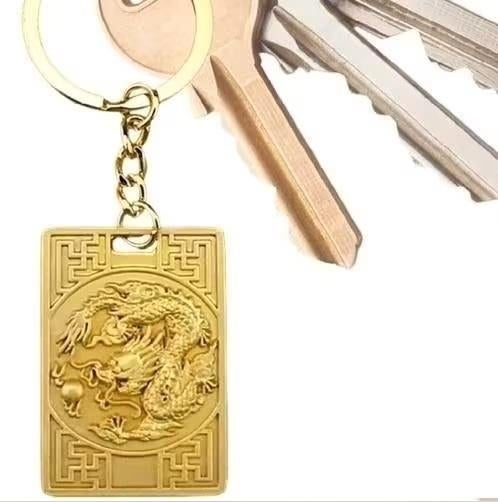 'Golden Dragon' hanger voor Tas of Sleutels Chinese Draak, Ophalen, Nieuw