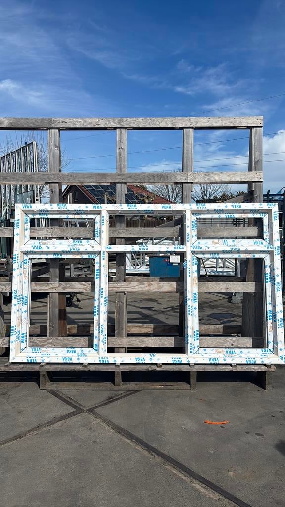 Veka kunstofkozijn breedte 2675 mm hoogte 1585, Kunststof, Nieuw, Ophalen of Verzenden, 150 tot 225 cm