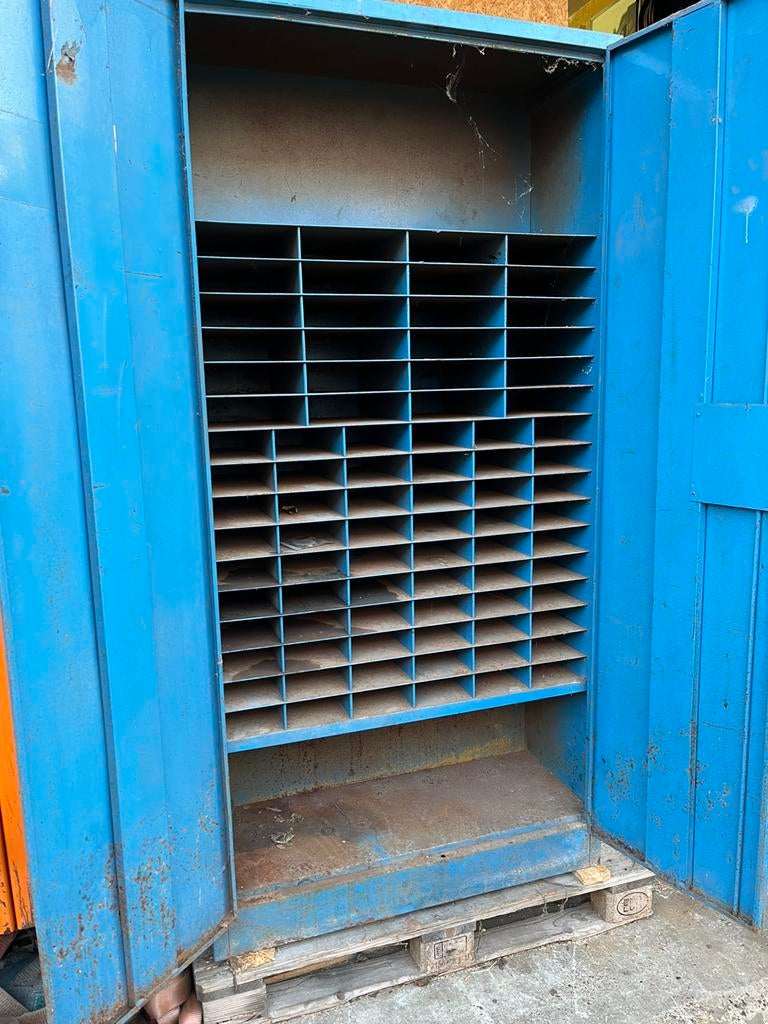 Blauwe werkplaatskast onderdelenkast gereedschapkast kast ️, Ophalen