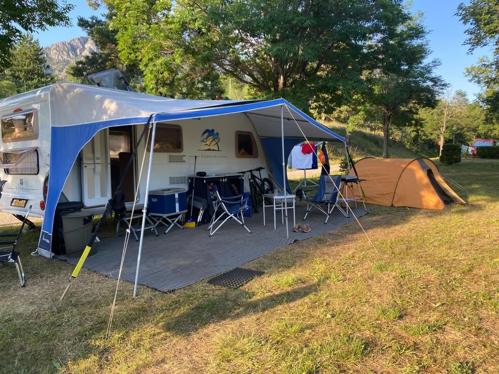 Isabella Sun Shine luifel met omloopmaat G18 (975mm), Ophalen, Gebruikt