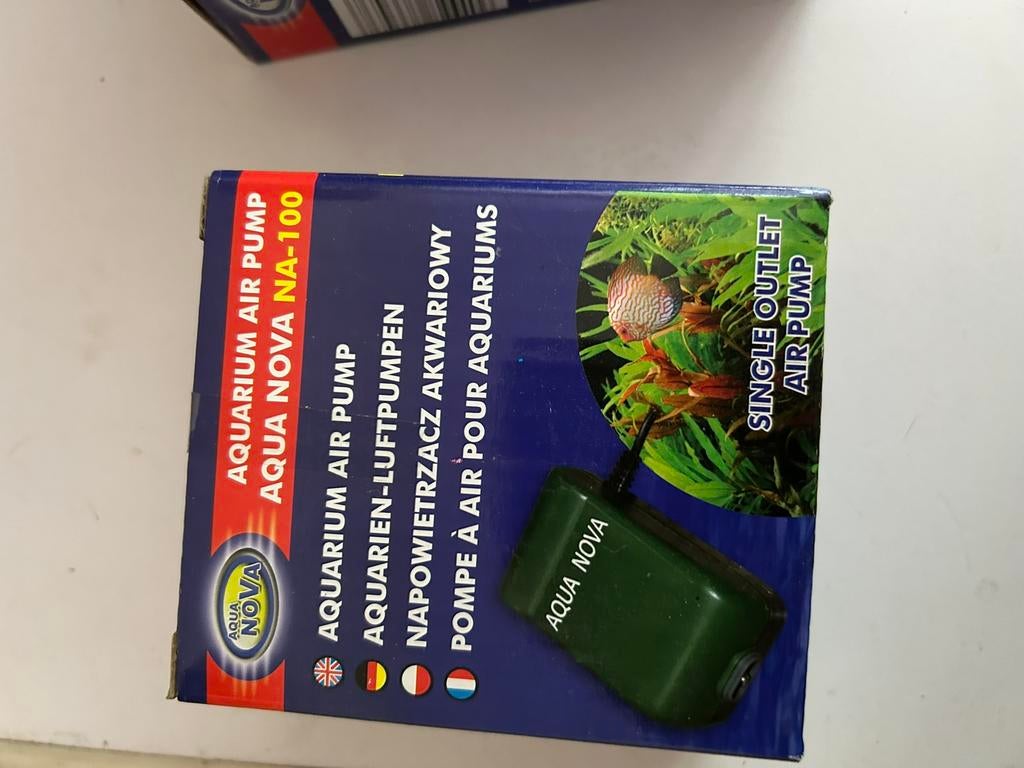 Aquarium luchtpompen, nieuw, Dieren en Toebehoren, Vissen | Aquaria en Toebehoren, Ophalen, Nieuw