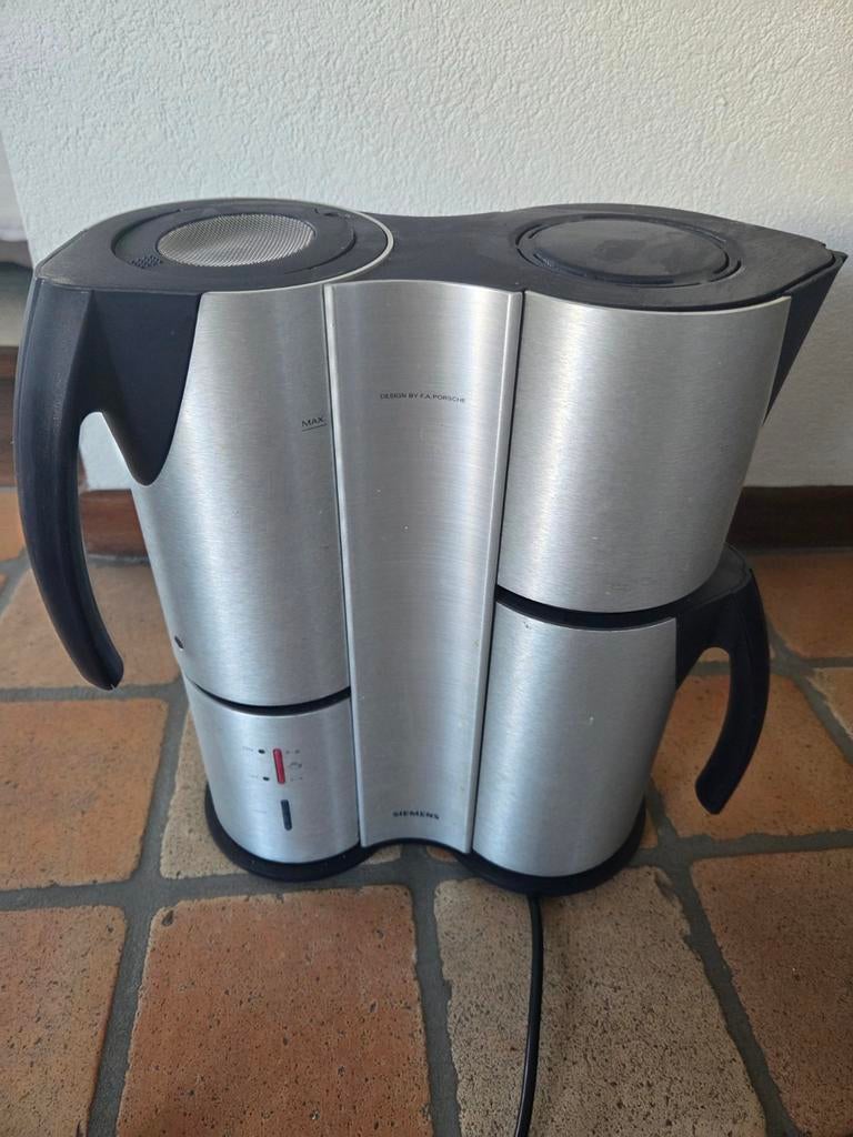 Siemens Porsche Design Koffiezetapparaat, Gebruikt, Koffiemachine, Gemalen koffie, Ophalen of Verzenden