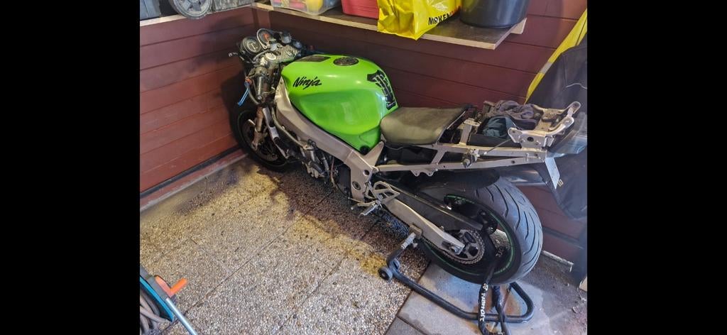 Kawasaki ZX7R 1999 Onderdelen - Motorblok, Voorvork, Velgen, Ophalen of Verzenden, Gebruikt