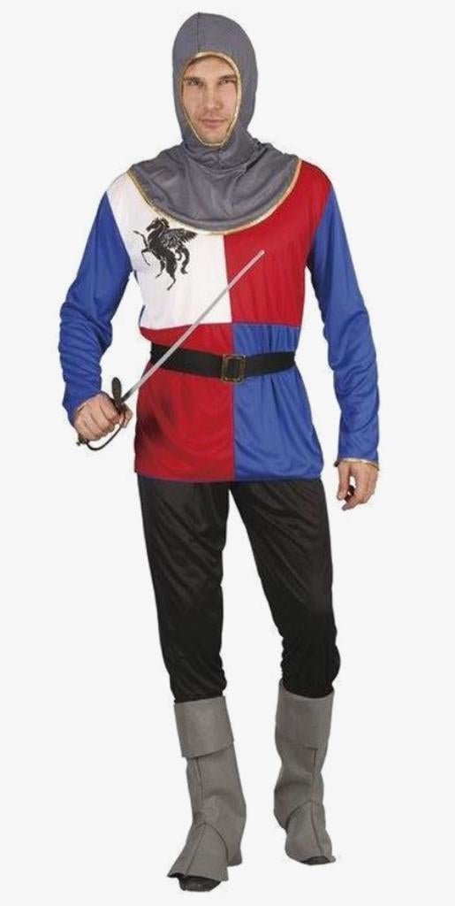 Carnavalskleding Ridder Kostuum NIEUW Maat M-L, Ophalen of Verzenden, Nieuw, Maat 52/54 (L), Kleding
