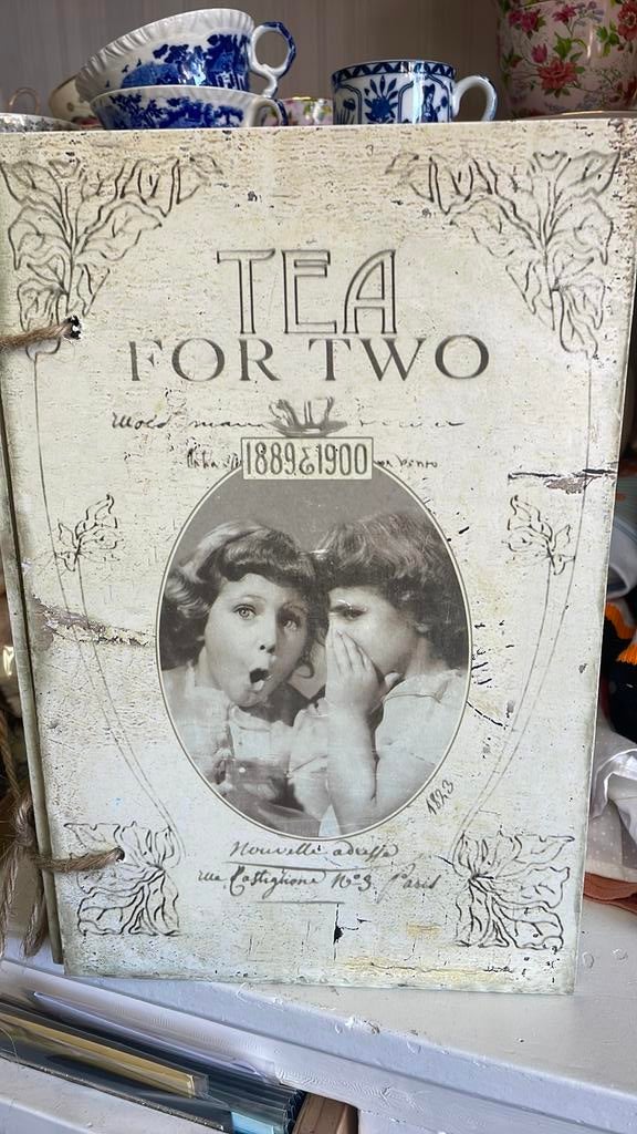 Opbergboek tea for two, Ophalen of Verzenden, Nieuw