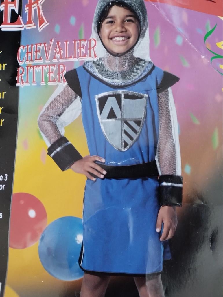 Ridder pak voor carnaval , leeftijd ongeveer 8-10 jaar, Ophalen, Jongen of Meisje