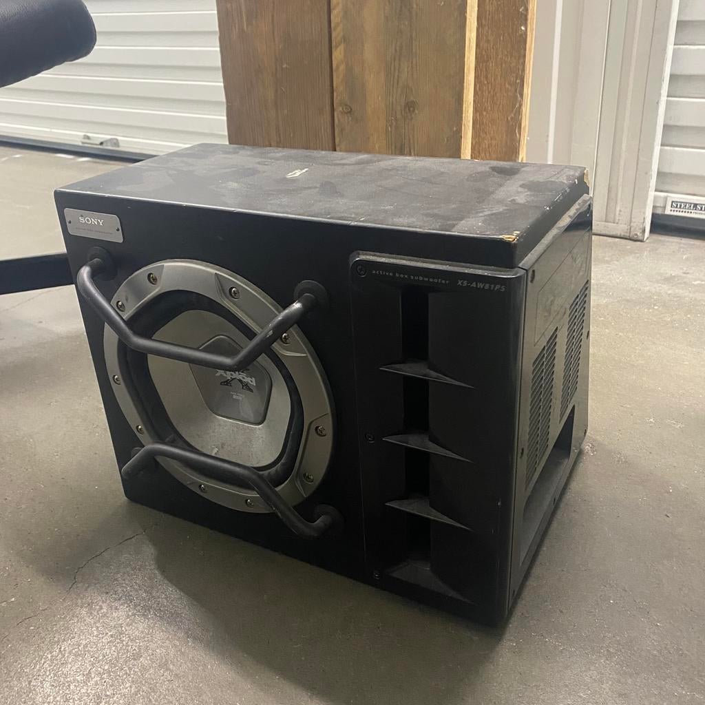 Xplod subwoofer, Ophalen, Gebruikt