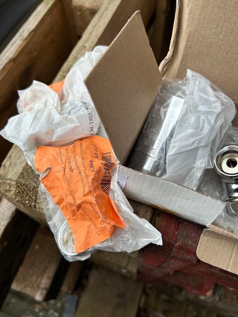 Radiator aansluit garnituur, Doe-het-zelf en Verbouw, Verwarming en Radiatoren, 30 tot 80 cm, Radiator, Minder dan 60 cm, Ophalen of Verzenden