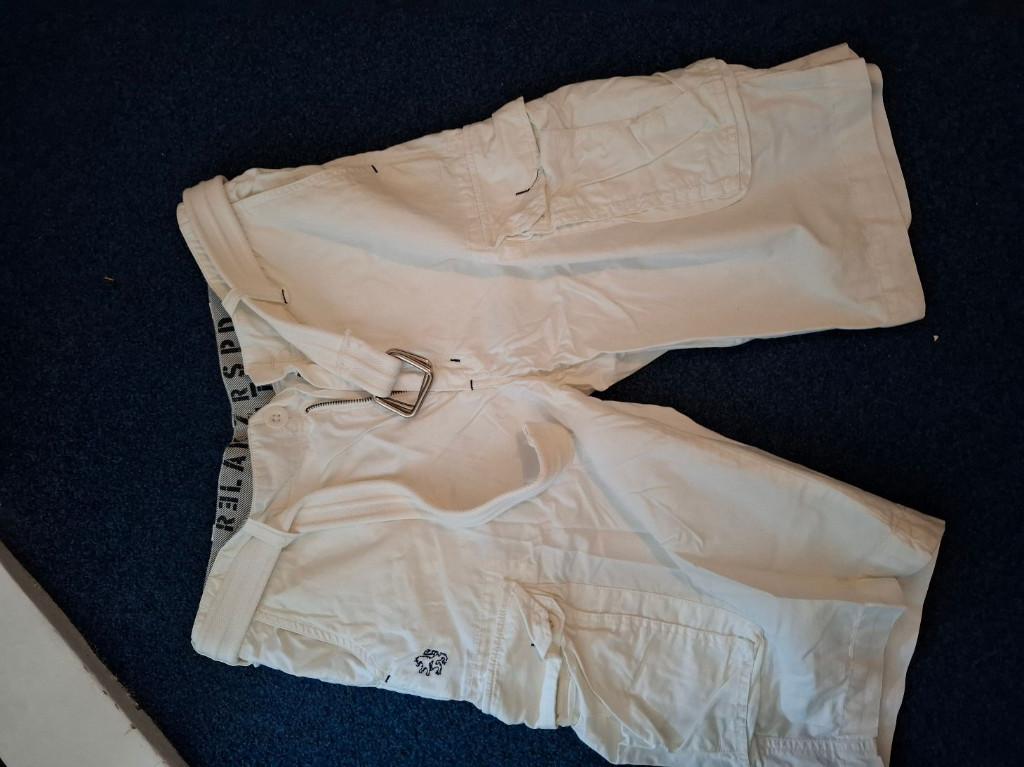 RELAKZ short M-48/50, Kleding | Heren, Relakz, Maat 48/50 (M), Wit, Ophalen of Verzenden