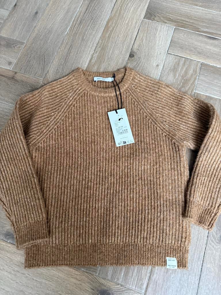 Nieuwe Sissy Boy wollen trui met kaartjes, Kleding | Heren, Ophalen of Verzenden, Nieuw, Overige maten, Bruin