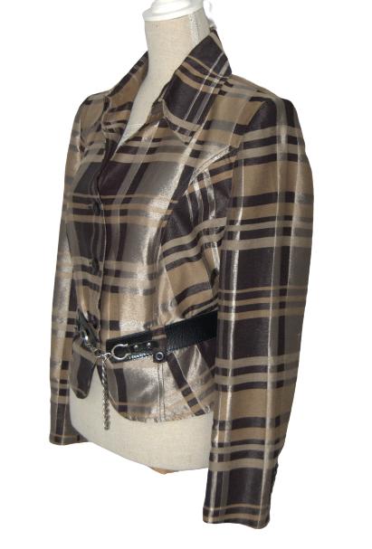 Scarva getailleerd geruit jasje, Mt. 40 / M, Maat 38/40 (M), Overige kleuren, Verzenden, Scarva