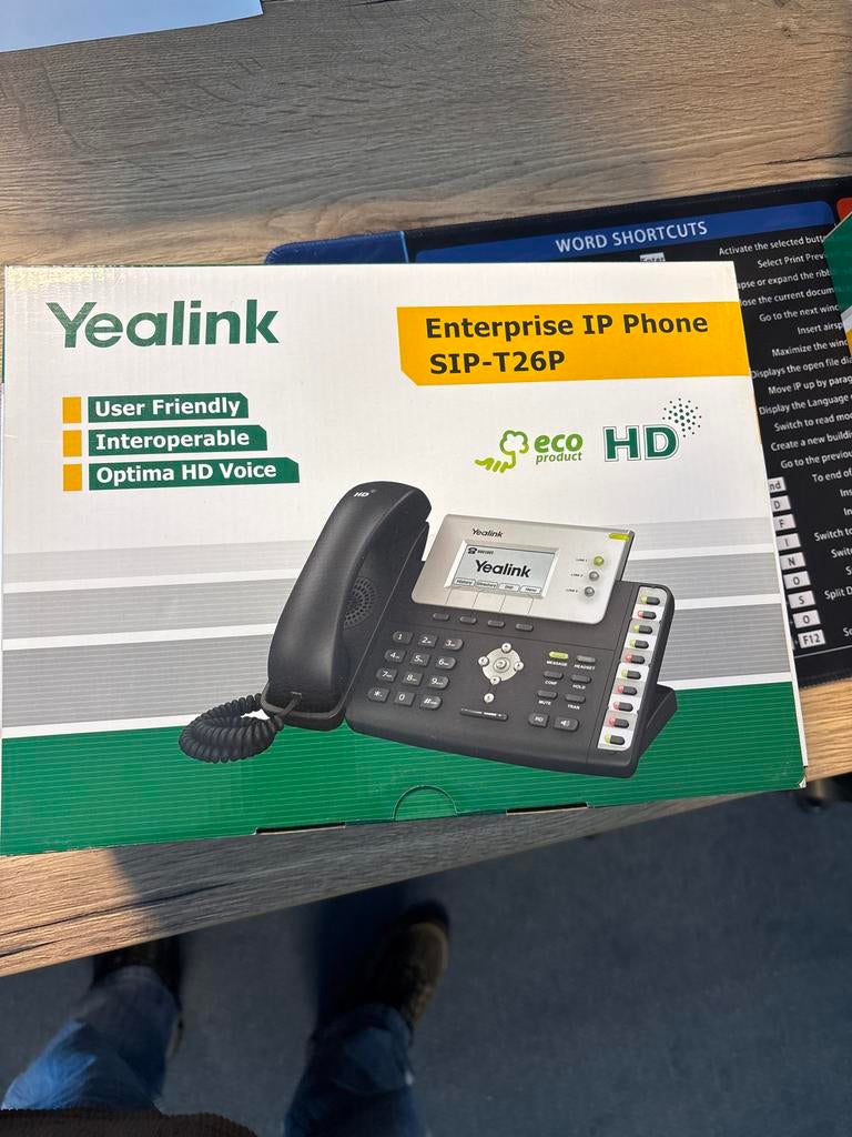 Yealink SIP-T26P Telefoon, Ophalen of Verzenden, Nieuw