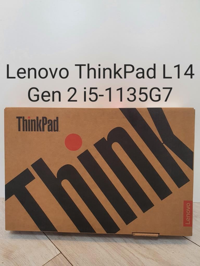 Nieuw in seal: Lenovo ThinkPad L14 Gen 2 i5-1135G7 8gb 512gb, Met videokaart, 2 tot 3 Ghz, Qwerty, 8 GB